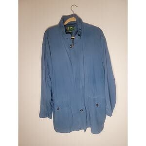 bobby jones silk jacket men's large